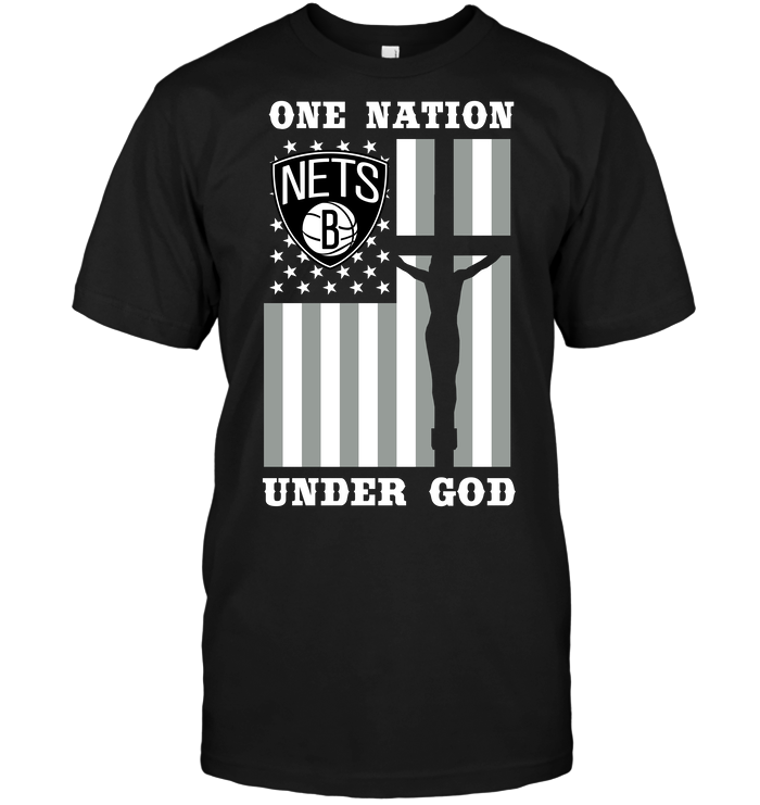 Brooklyn Nets "one Nation Under God" Patriotic T-Shirt